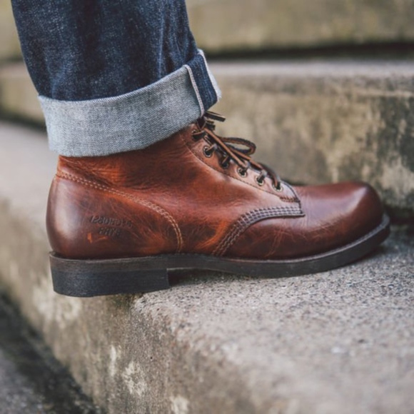 frye men's prison combat boot